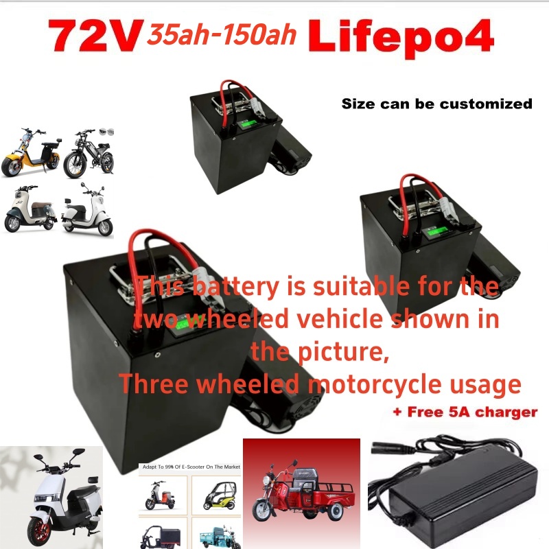 Lifepo4 72V 100Ah Battery Pack Ev - Akumulator litowy Lifepo4 72V 80Ah/100Ah/120Ah/150Ah/200Ah z