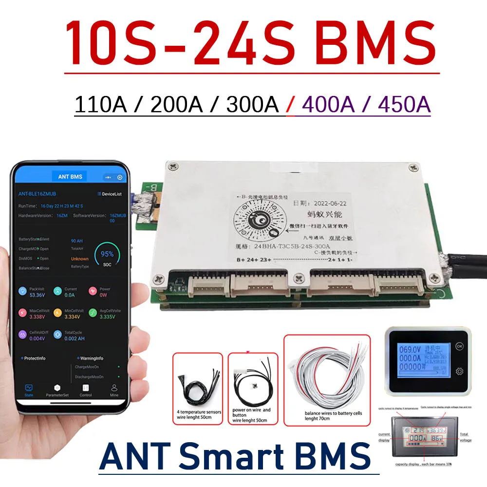 Inteligentny Bluetooth BMS 10S – Smart Bms 24S 200A Bluetooth Lifepo4 recenzja i cena
